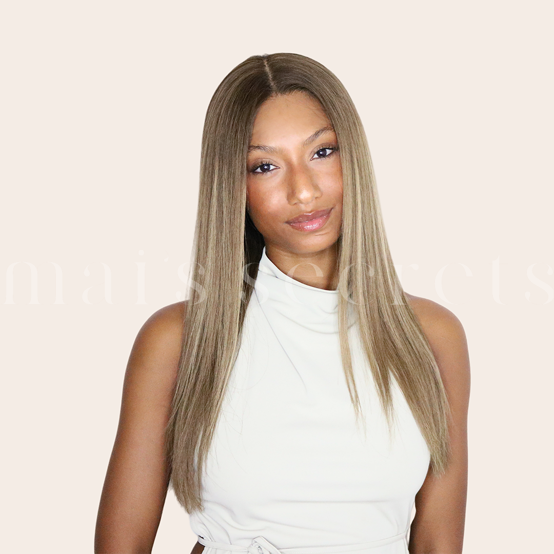 Jade - Perruque 16 pouces cheveux Deluxe ombré balayage