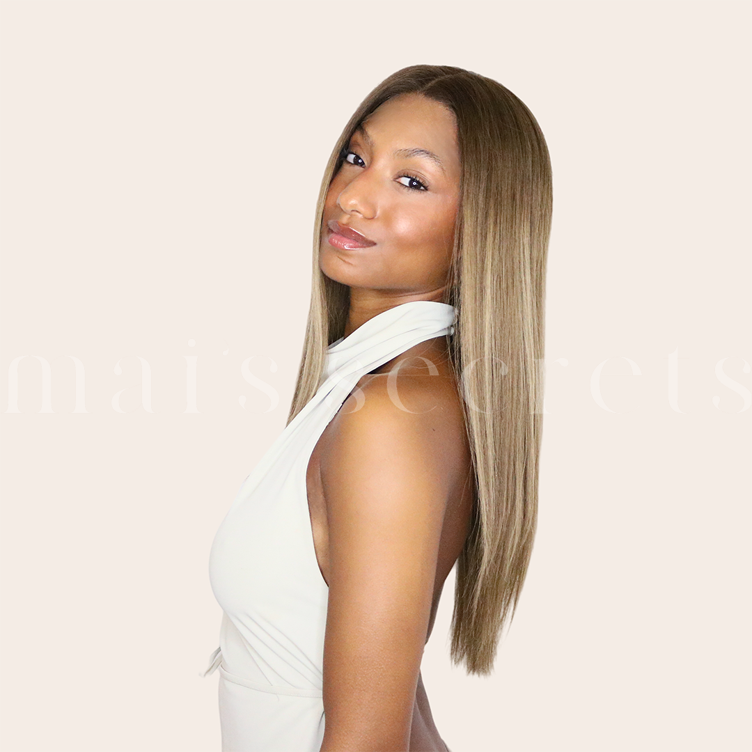 Jade - Perruque 16 pouces cheveux Deluxe ombré balayage