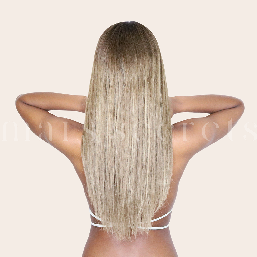 Jade - Perruque 16 pouces cheveux Deluxe ombré balayage