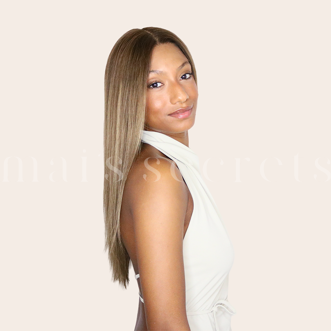 Jade - Perruque 16 pouces cheveux Deluxe ombré balayage