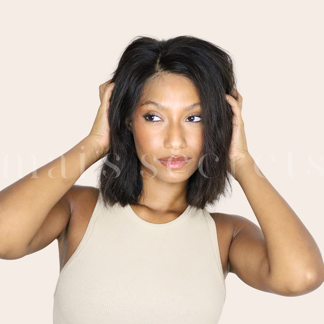 Yasmine - Perruque closure cheveux Deluxe Ondulés