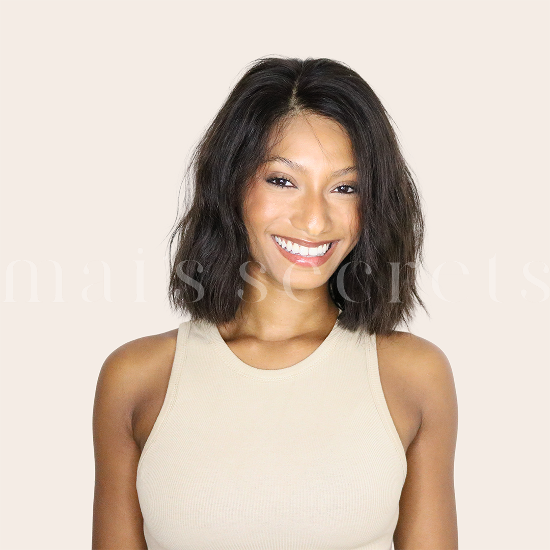 Yasmine - Perruque closure cheveux Deluxe Ondulés