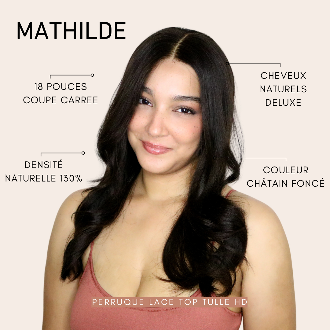 Mathilde - Perruque lace top cheveux longs
