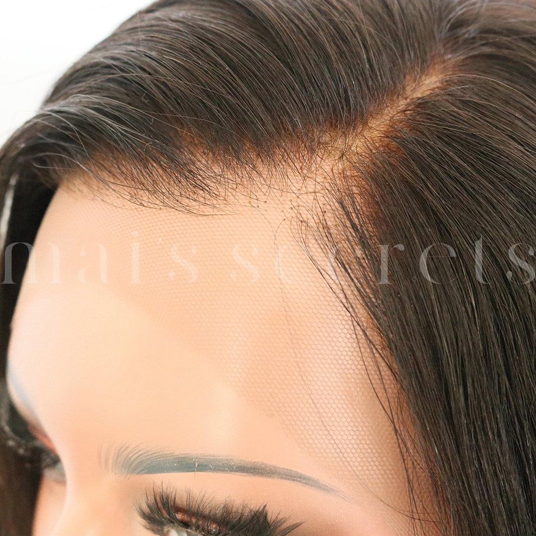 Laura - Perruque lace front cheveux naturels 16 pouces - Mai's Secrets