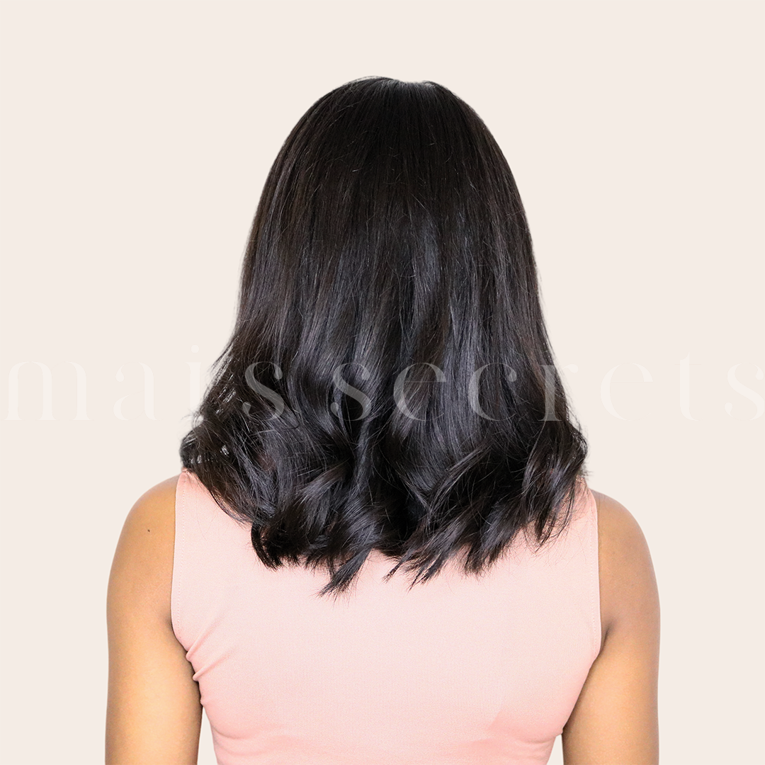 Alexandra - Perruque  lace top coupe carré cheveux Deluxe