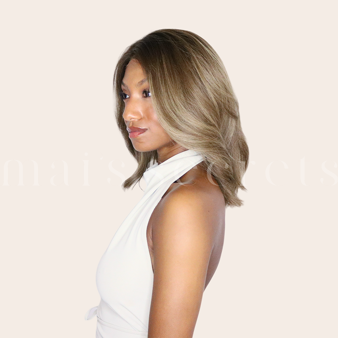 Constance - Perruque bob cheveux Deluxe ombré balayage