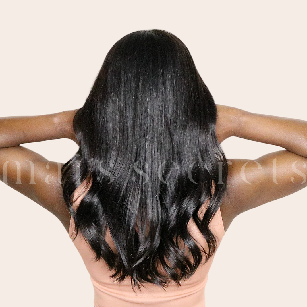 Jeanne - Perruque lace front cheveux mi-longs