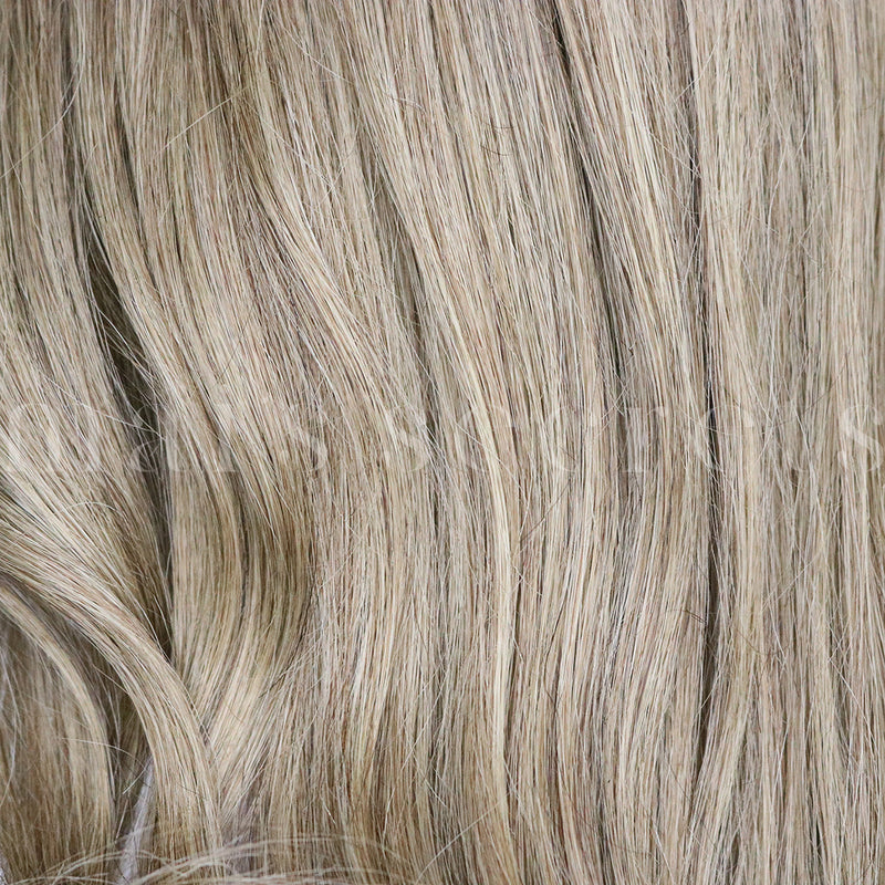Marine - Perruque cheveux naturels ondulés 16 pouces