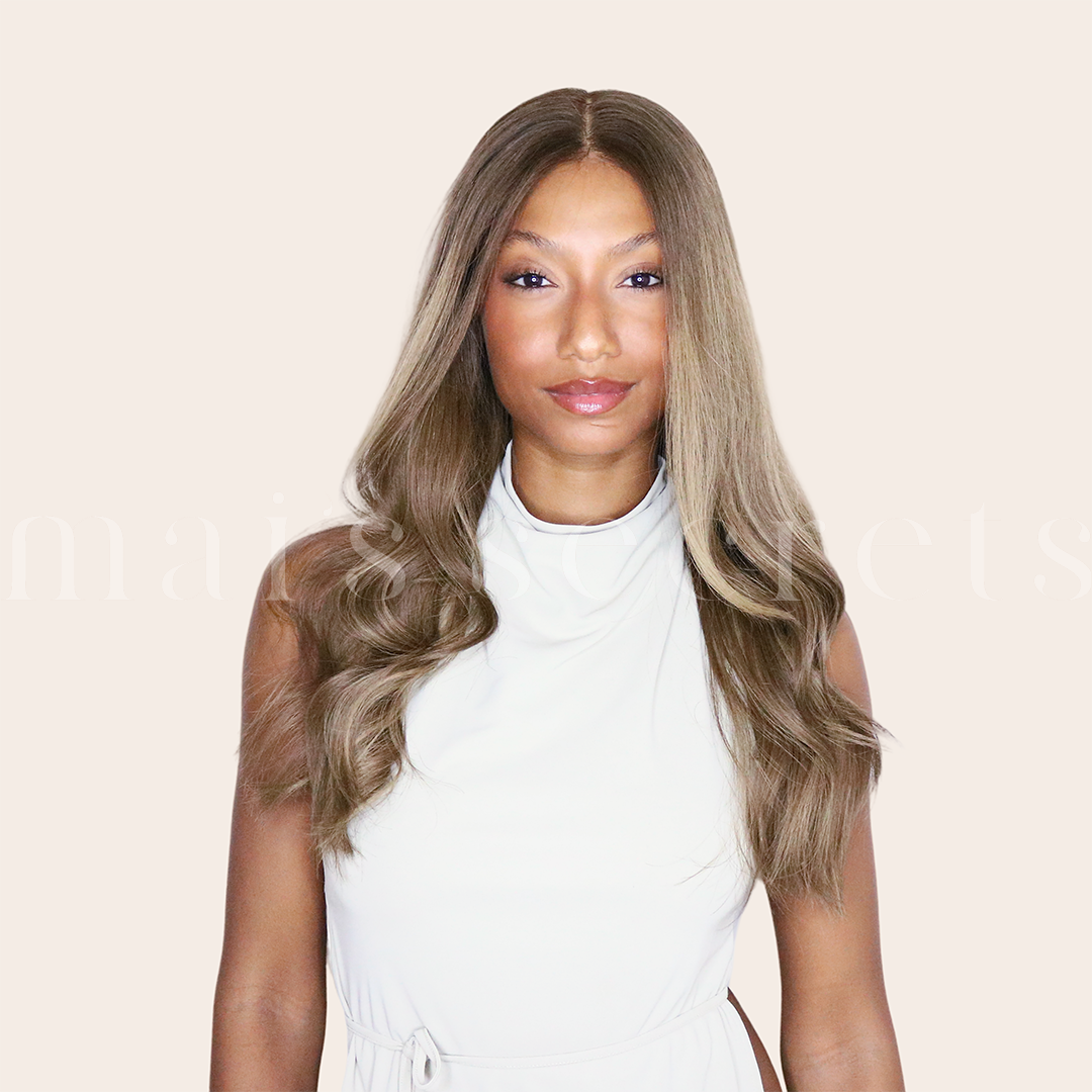 Roxane - Perruque cheveux longs Deluxe ombré balayage