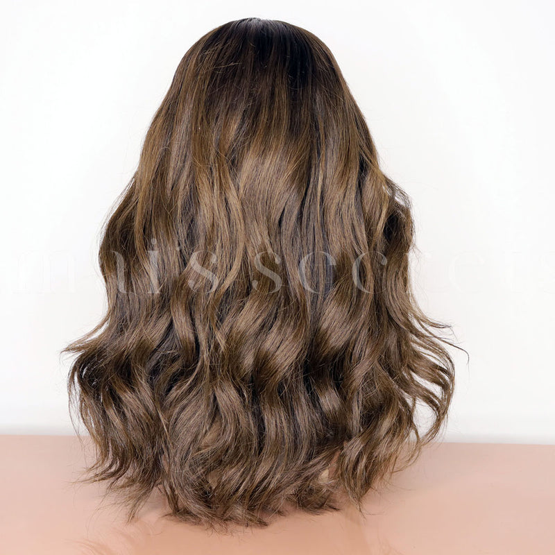 La perruque parfaite Adèle - lace wig sur mesure cheveux naturels ombré
