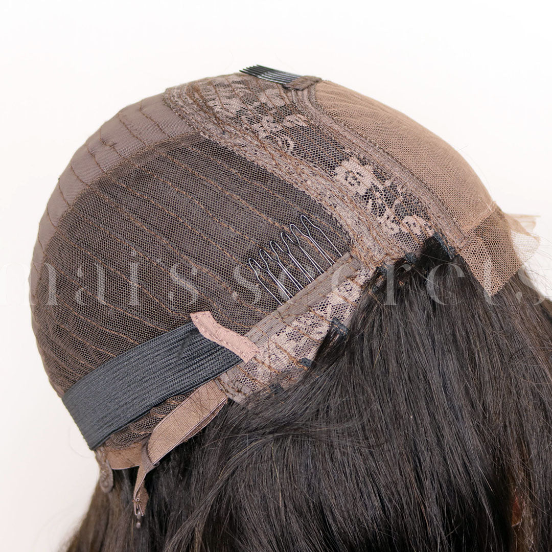 Eva - Perruque bob cheveux Premium ondulés