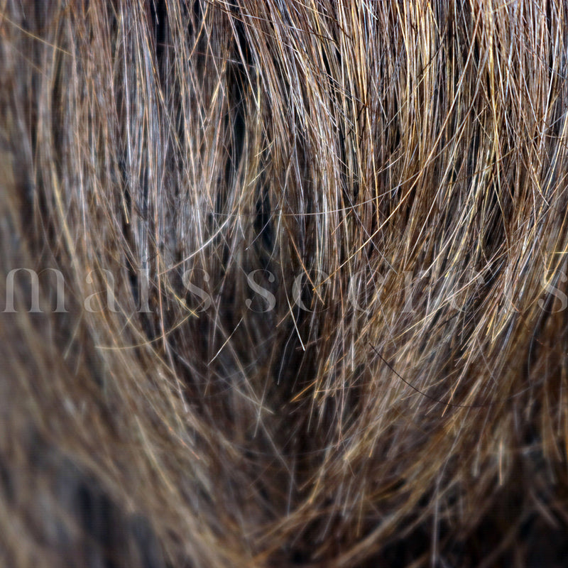 Maria - Perruque pixie cheveux naturels châtain