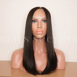 La perruque parfaite Jeanne - lace wig cheveux raides naturels