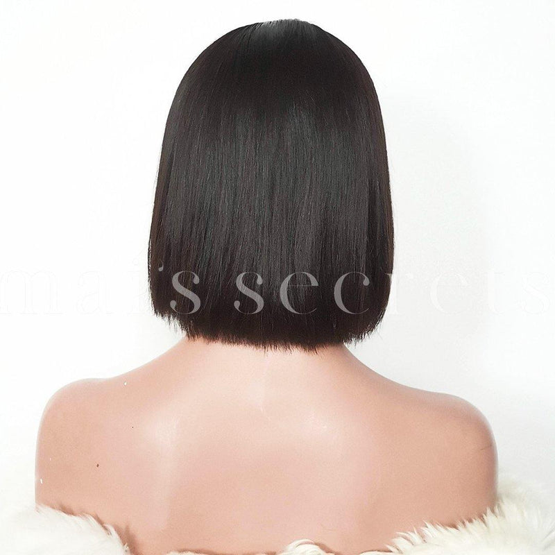 Kim - Perruque lace front cheveux naturels raides 10 pouces - Mai's Secrets