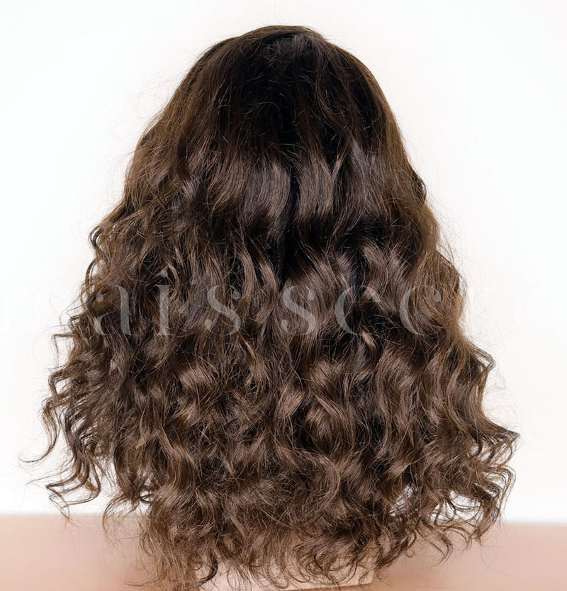 La perruque parfaite Leila - lace wig cheveux naturels ondulés