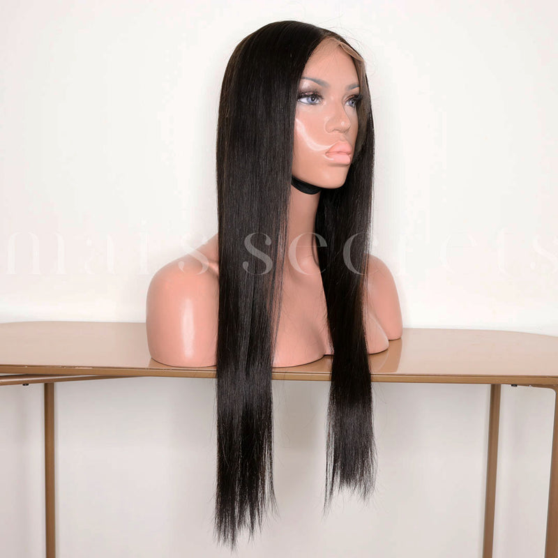 Naomi - Perruque lace frontal cheveux naturels 24 pouces